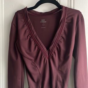 Good American Low Down Bodysuit - Bordeaux